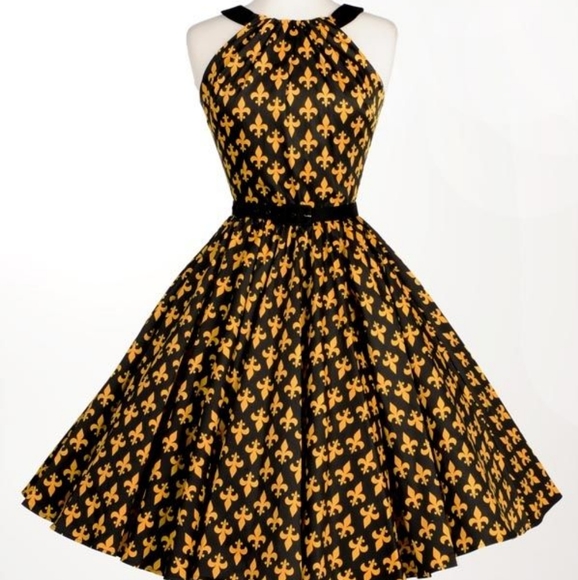 NWT - Pinup Couture Fleur De Lis Harley, Small - Picture 3 of 9